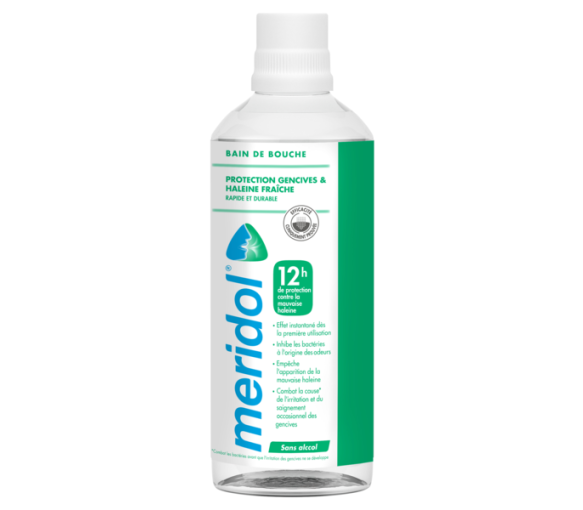 Meridol Mundspülung frischer Atem - Flasche mit 400 ml