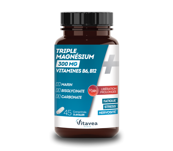 Triple Magnesium 300mg Vitavea - Dose von 45 Tabletten - image 1
