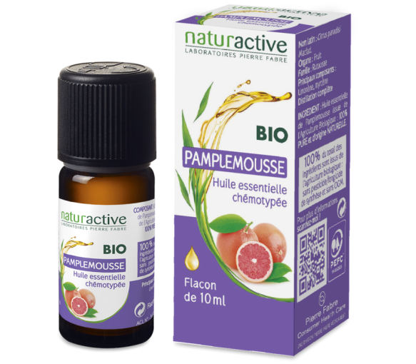 Ätherisches Grapefruitöl BIO Naturactive - Flasche mit 10 ml
