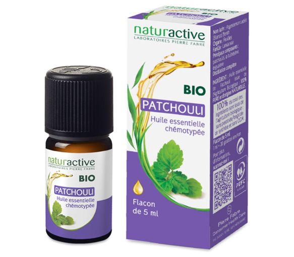 Ätherisches Patchouli-Öl BIO Naturactive - Flasche mit 5 ml