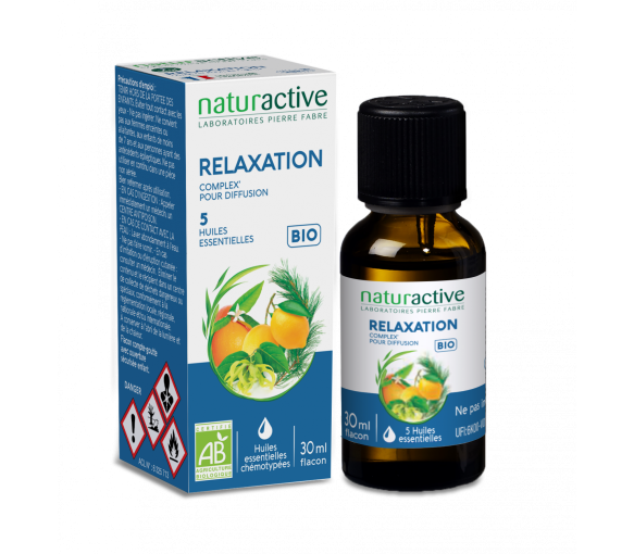 Complex' Entspannung 5 ätherische Öle bio Naturactive - Flasche mit 30 ml