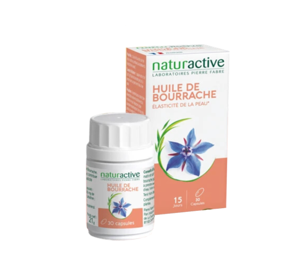 Borretschöl Naturactive - Packung mit 60 Kapseln