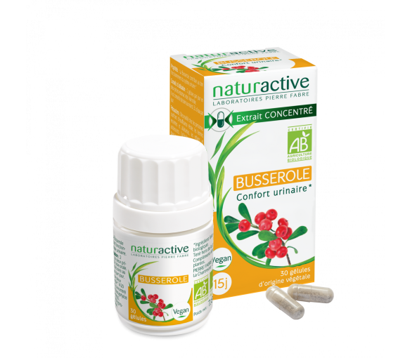 Elusanes Busserole bio Naturactive - Packung mit 30 Kapseln