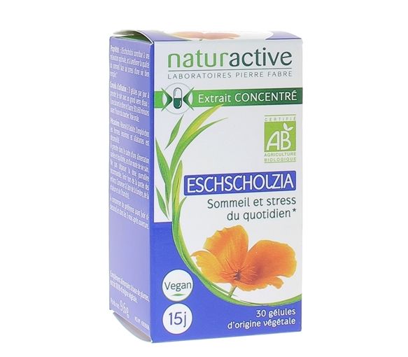 Eschscholzia bio Naturactive - Packung mit 30 Kapseln