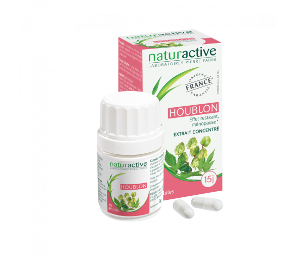 Elusanes Hopfen Naturactive - Packung mit 30 Kapseln