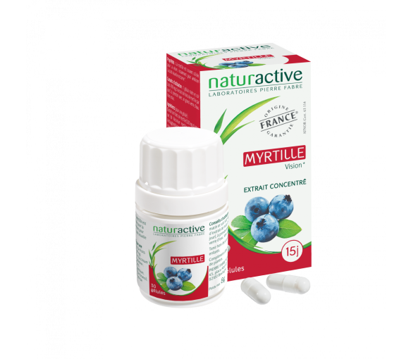 Elusanes Heidelbeere Naturactive - Schachtel mit 30 Kapseln