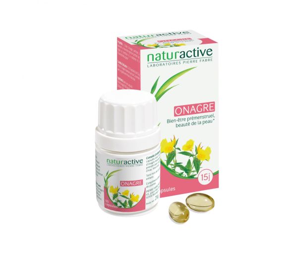 Elusanes Nachtkerze Naturactive - Packung mit 30 Kapseln