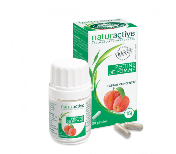 Elusanes Apfelpektin Naturactive - Packung mit 30 Kapseln