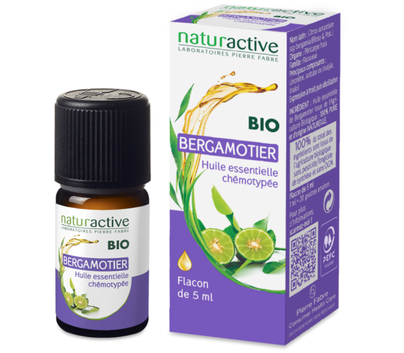 Ätherisches Öl von Bergamotte BIO Naturactive - Flasche mit 5 ml