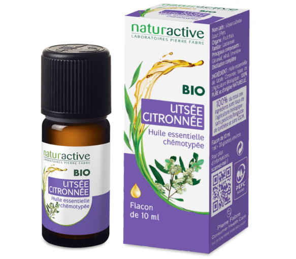 Ätherisches Öl von Zitronenverbene BIO Naturactive - Flasche mit 10 ml