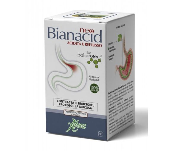NeoBianacid Säure und Reflux Aboca - 45 Tabletten