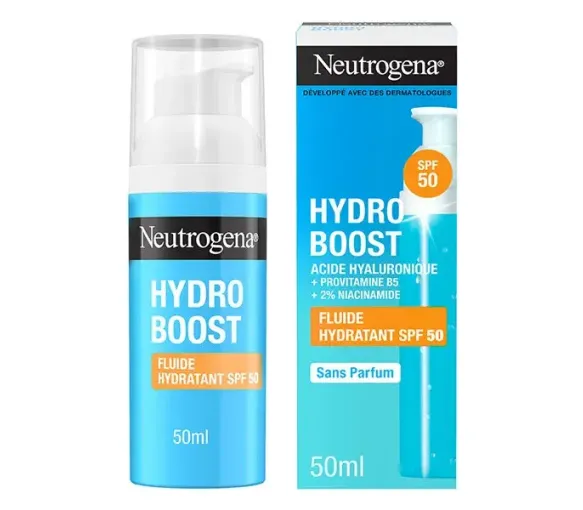 Hydro Boost feuchtigkeitsspendende Fluid SPF50 Neutrogena - Pumpflasche mit 50ml - image 1