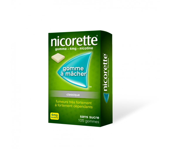 Nicorette 4mg zuckerfrei - 105 Kautabletten