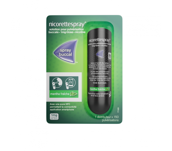 Nicorettespray 1mg/Dosis, Lösung zur oralen Anwendung mit frischer Minze - 1 Spray - image 1
