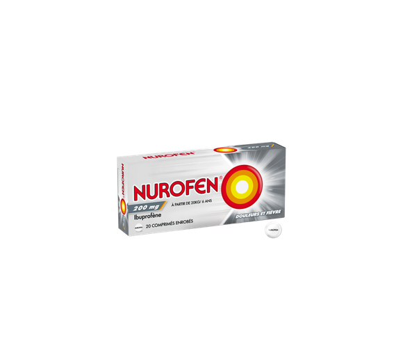 Nurofen 200mg Tabletten - Packung mit 20 überzogenen Tabletten