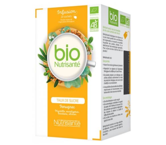 Infusion Wohlbefinden Bio-Zuckeranteil Nutrisanté - 20 Beutel