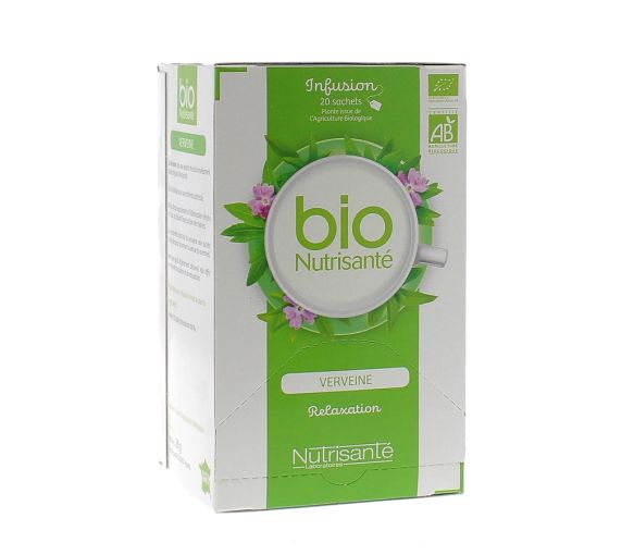 Infusion Wohlbefinden Zitronenverbene bio Nutrisanté - 20 Beutel