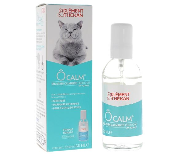Ôcalm Beruhigungslösung für Katzen Clément Thékan - Spray von 60 ml