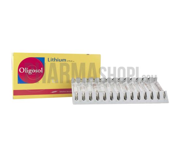 Oligosol Lithium trinkbare Lösung in Ampullen - Schachtel mit 28 Ampullen