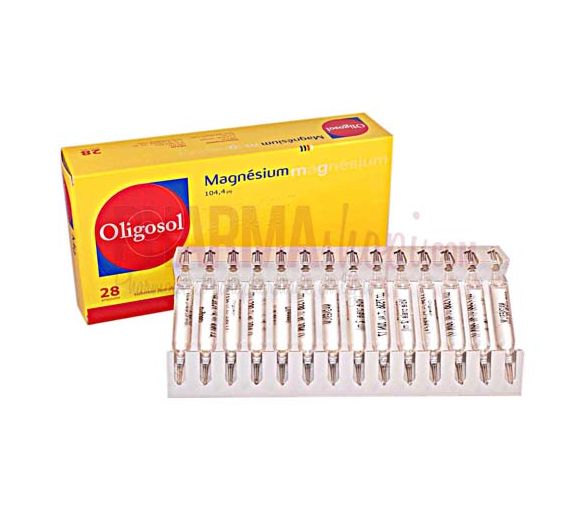 Oligosol Magnesium Trinkampulle - Packung mit 28 Ampullen