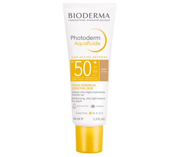Photoderm Aquafluide goldene Tönung SPF50+ Bioderma - Tube mit 40 ml - image 1