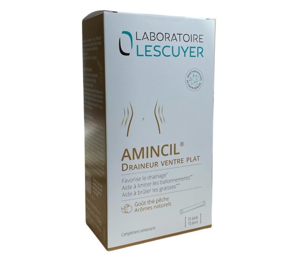 Amincil Drainage flacher Bauch Lescuyer - Schachtel mit 15 Sticks - image 1