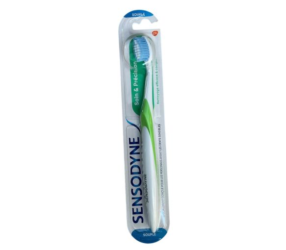 Zahnbürste Sensodyne für sanfte Pflege und Präzision - eine Zahnbürste