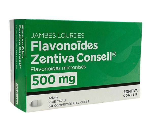 Flavonoide Zentiva Beratung 500 mg - Packung mit 60 Tabletten - image 1