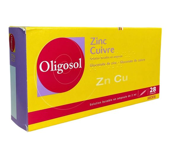 Oligosol Zink Kupfer Trinklösung in Ampullen - 28 Ampullen zu 2 ml - image 1