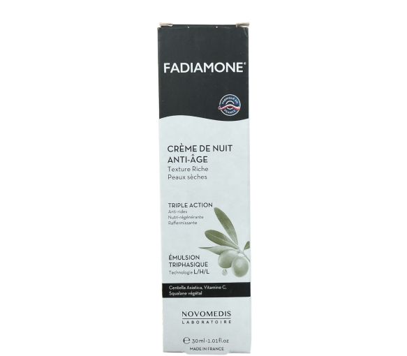 Fadiamone Nachtcreme gegen Hautalterung Laboratoire Novomedis - Tube mit 30 ml