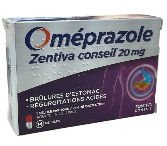 Omeprazol 20mg Zentiva - Packung mit 14 Kapseln - image 1
