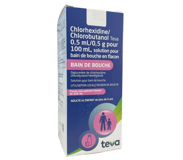 Chlorhexidin Chlorbutanol Teva Mundspülung - Flasche mit 500 ml - image 1