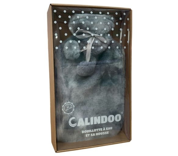 Wasserflasche mit Marmorbezug Calindoo - Wärmflasche 2L - image 1