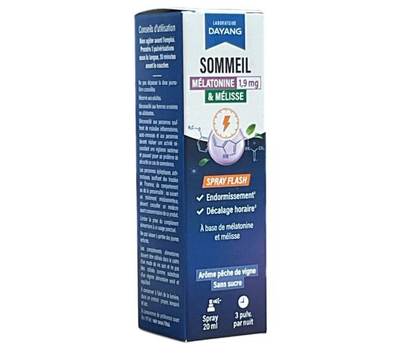 Melatonin Spray 1,9mg Dayang - Spray von 20ml - image 1