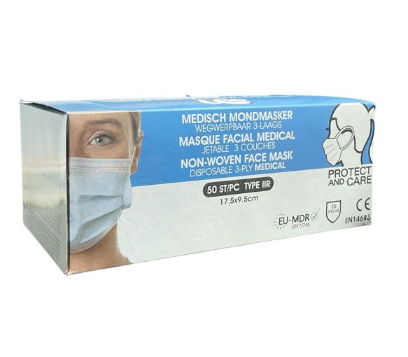 Chirurgische Gesichtsmasken Protect and Care - 50 Stück - image 1