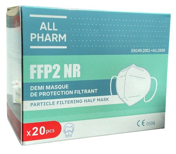 FFP2-Maske weiß All Pharm - 20 Stück - image 1