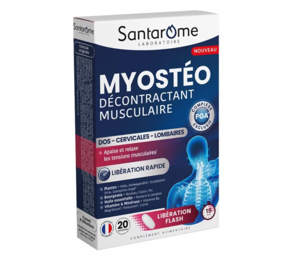 Myostéo muskelentspannendes Santarome - Packung mit 20 Tabletten