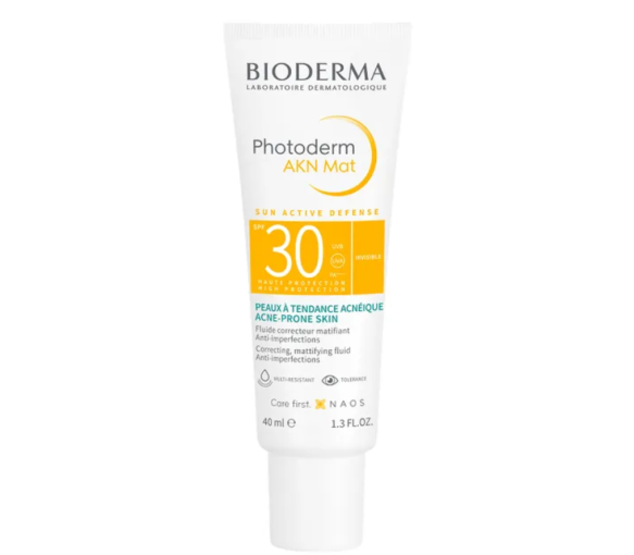 Photoderm AKN Mat Sonnenfluid SPF30 Bioderma - Tube mit 40ml