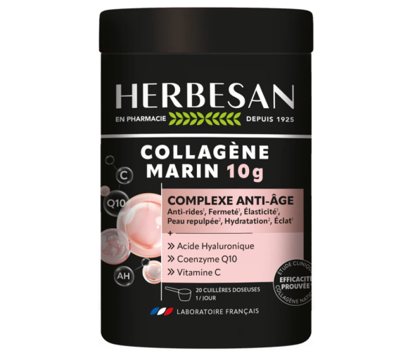 Meereskollagen 10g Anti-Aging-Komplex Herbesan - Dose mit 210g