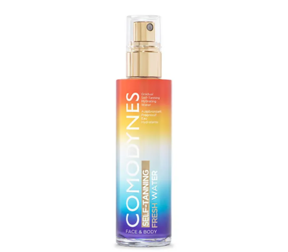 Frisches Selbstbräunungsspray mit allmählichem Bräunungseffekt Comodynes - 100 ml Spray
