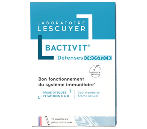 Bactivit Verteidigung orostick Lescuyer - Schachtel mit 15 orosticks