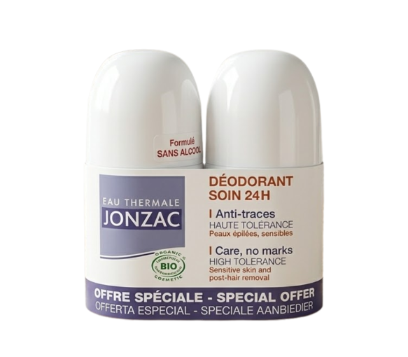 Deodorant Pflege 24h Anti-Spuren Thermalwasser Jonzac - Sonderangebot 2x50ml