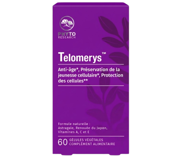 Telomerys Anti-Aging Phyto Research - Box mit 60 pflanzlichen Kapseln - image 1