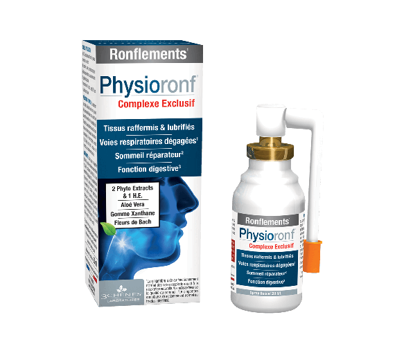 Physioronf Schnarchen Les 3 Eichen - Mundspray von 20 ml