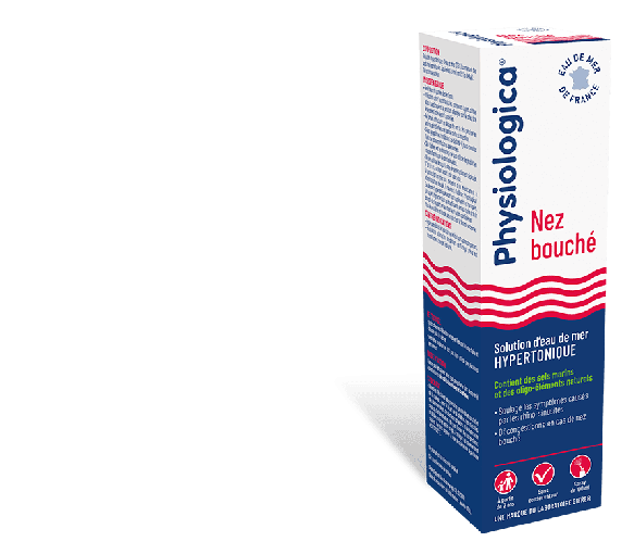 Physiologica verstopfte Nase hypertonische Meerwasserlösung Gifrer - Spray von 100 ml