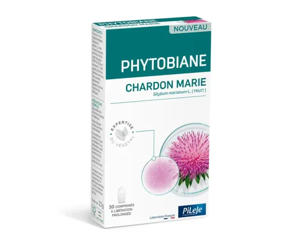 Phytobiane Mariendistel Pileje - Packung mit 30 Tabletten