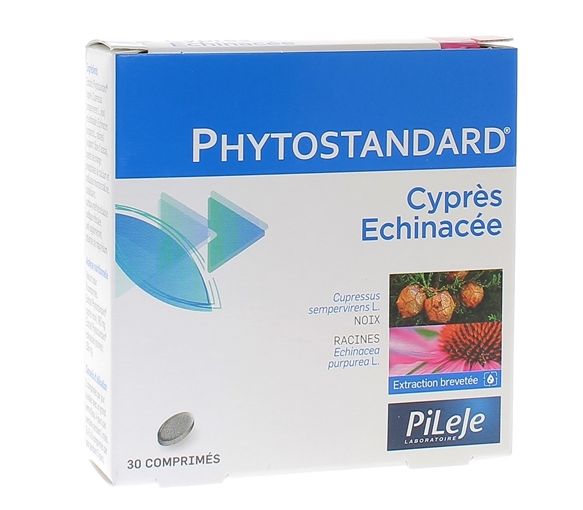 Phytostandard Zypresse und Echinacea Tabletten - Packung mit 30 Tabletten