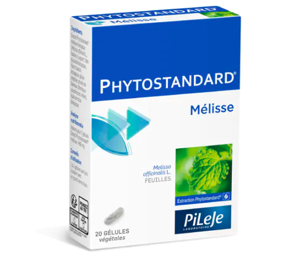 Phytostandard von Bio-Melisse Pileje - Packung mit 20 Kapseln