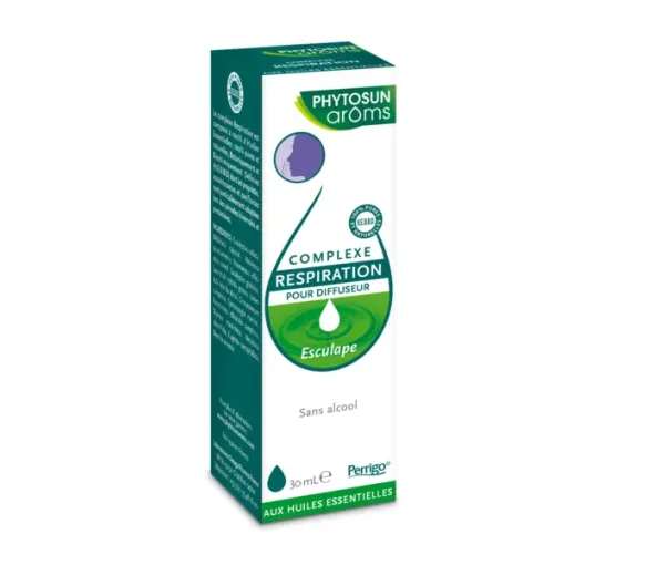 Komplex aus ätherischen Ölen Atmung Esculape Phytosun arôms - Flasche mit 30 ml