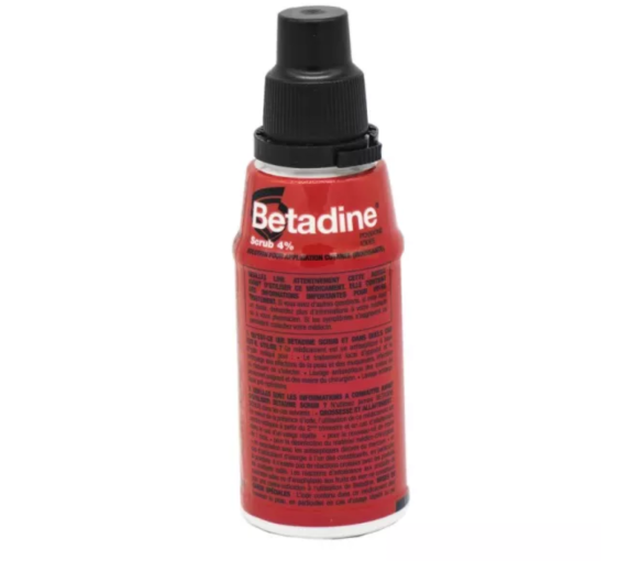 Betadine Scrub 4% Lösung zur Anwendung auf der Haut (schaumig) - Flasche mit 125 ml